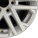 18" SEQUOIA 23-24 18x7.5 6 double spoke silver Original OEM Wheel Rim - Close-Up Detail