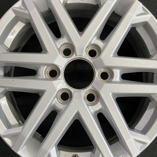 18" SEQUOIA 23-24 18x7.5 6 double spoke silver Original OEM Wheel Rim - Angle View