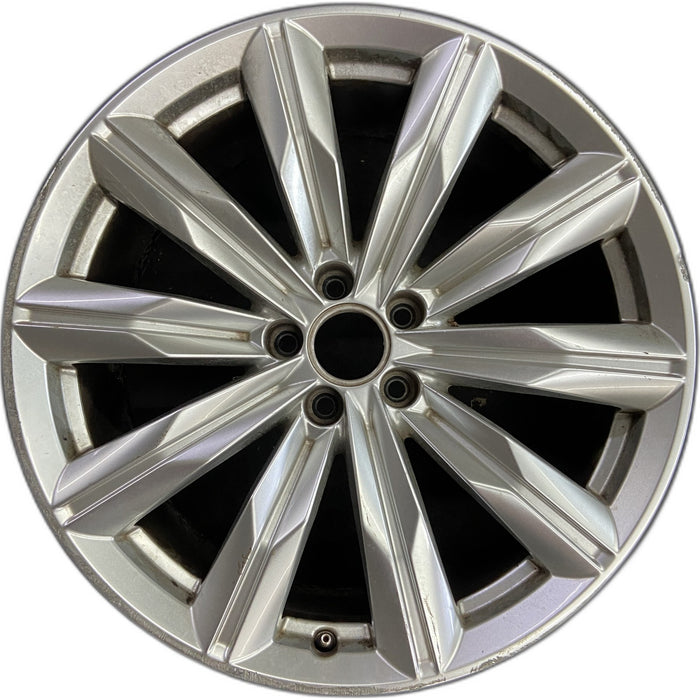 20" AUDI A8 16 20x9 , 10 spoke, single spoke Original OEM Wheel Rim - Front View