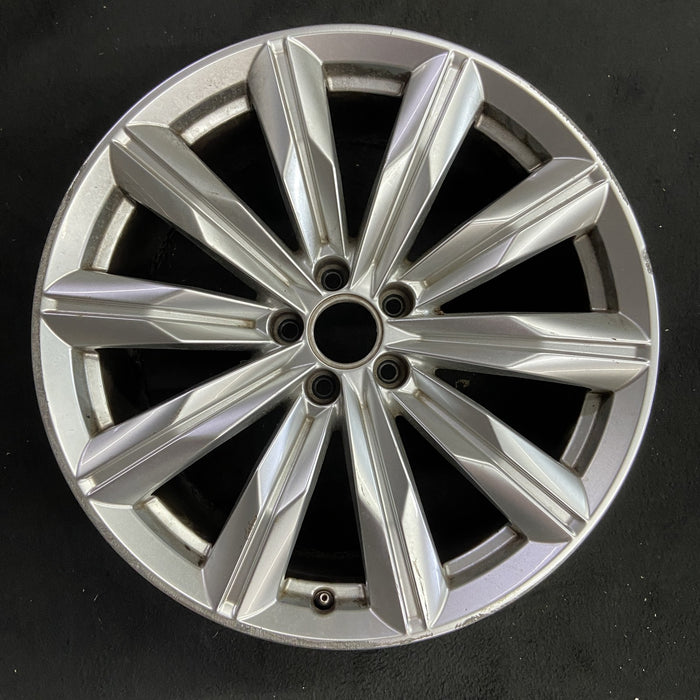 20" AUDI A8 16 20x9 , 10 spoke, single spoke Original OEM Wheel Rim - Angle View