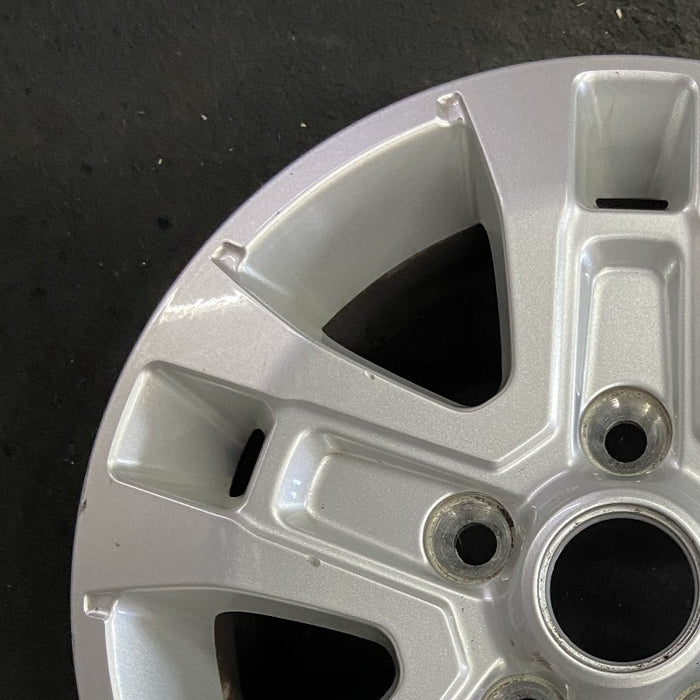 16" PROMASTER 1500 VAN 23 16x6 aluminum silver Original OEM Wheel Rim - Side Profile