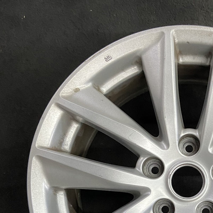 17" INFINITI Q50 16-17 17x7.5 alloy 5 V spoke machine finish Original OEM Wheel - Side Profile