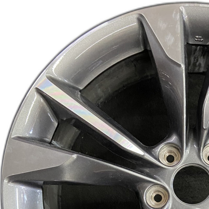 20" INFINITI QX60 22-24 20x8 alloy 5 V spoke Original OEM Wheel Rim - Angle View