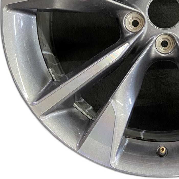 20" INFINITI QX60 22-24 20x8 alloy 5 V spoke Original OEM Wheel Rim - Back View