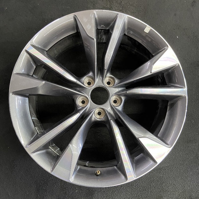 20" INFINITI QX60 22-24 20x8 alloy 5 V spoke Original OEM Wheel Rim - Additional View