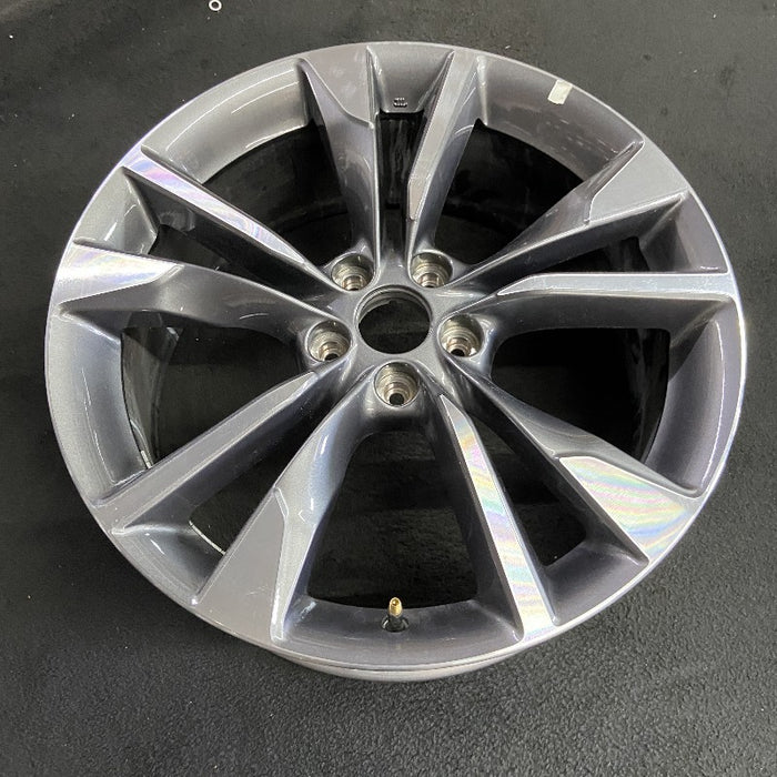 20" INFINITI QX60 22-24 20x8 alloy 5 V spoke Original OEM Wheel Rim - View 7