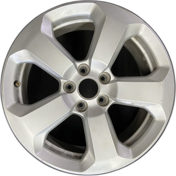 17" COMPASS 17 horiztal rear hle 17x7 aluminum silver opt WGN Original OEM - Front View