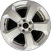 17" COMPASS 17 horiztal rear hle 17x7 aluminum silver opt WGN Original OEM - Front View