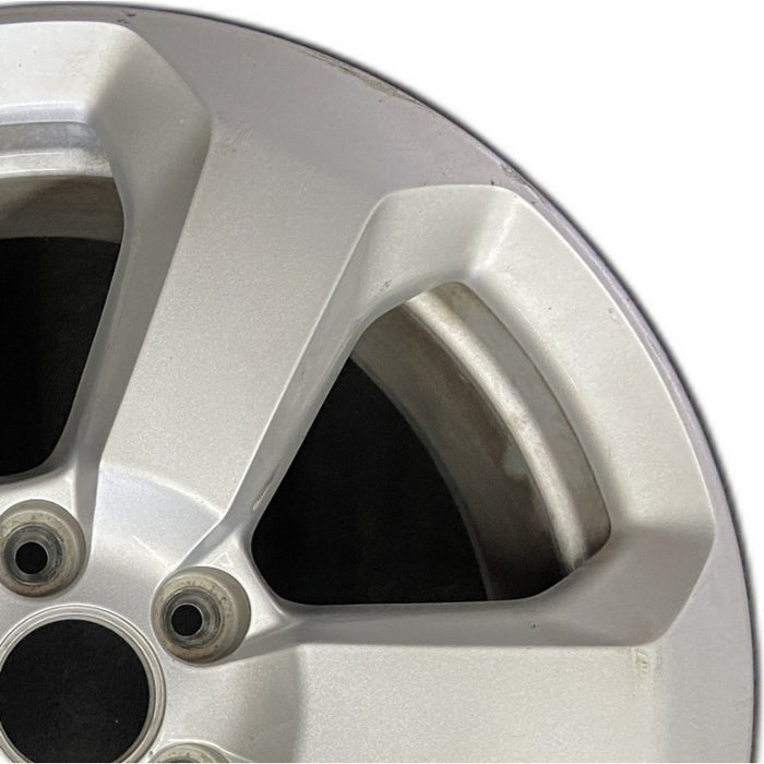 17" COMPASS 17 horiztal rear hle 17x7 aluminum silver opt WGN Original OEM - Side Profile
