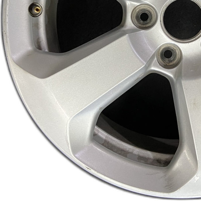 17" COMPASS 17 horiztal rear hle 17x7 aluminum silver opt WGN Original OEM - Back View