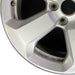 17" COMPASS 17 horiztal rear hle 17x7 aluminum silver opt WGN Original OEM - Back View