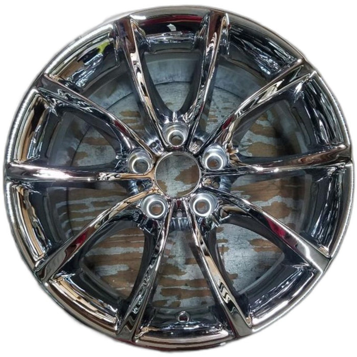 17" BMW 525i 06-07 17x8 alloy 10 spoke V spoke design Original OEM Wheel Rim