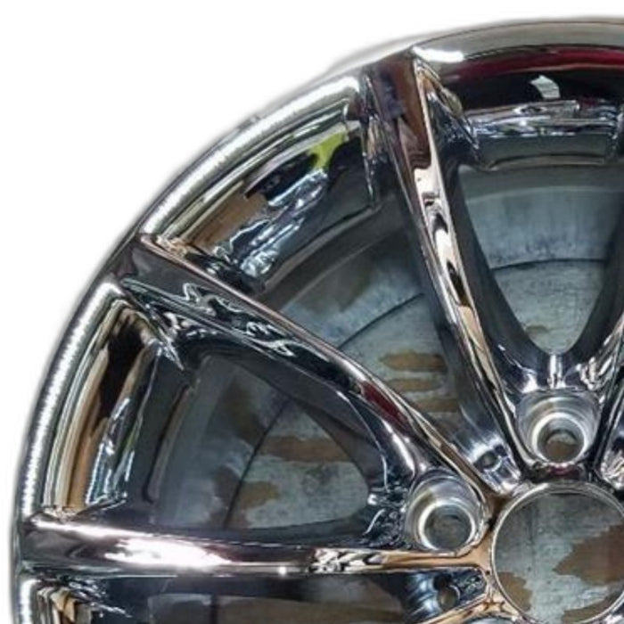 17" BMW 525i 06-07 17x8 alloy 10 spoke V spoke design Original OEM Wheel Rim