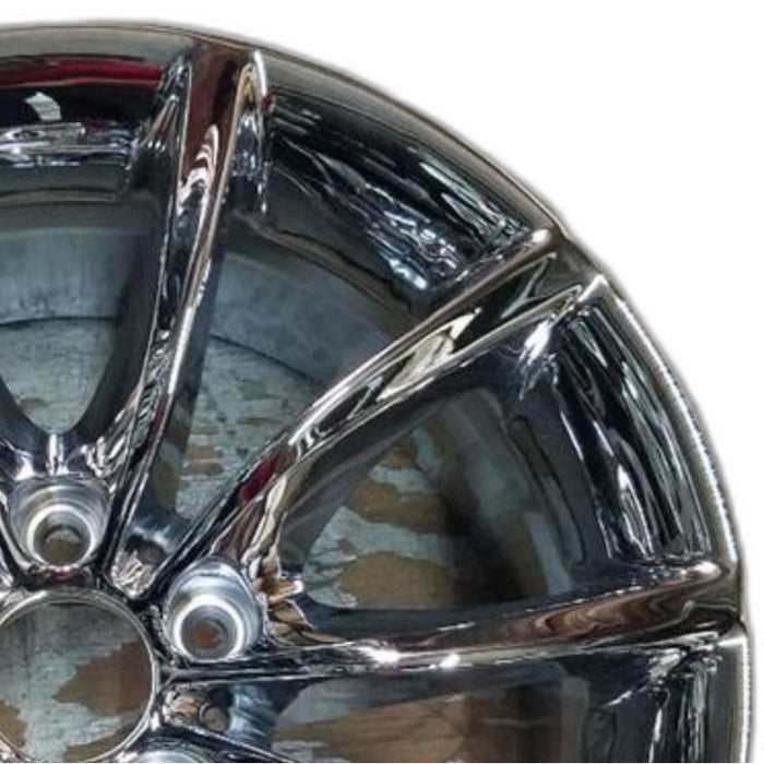 17" BMW 525i 06-07 17x8 alloy 10 spoke V spoke design Original OEM Wheel Rim