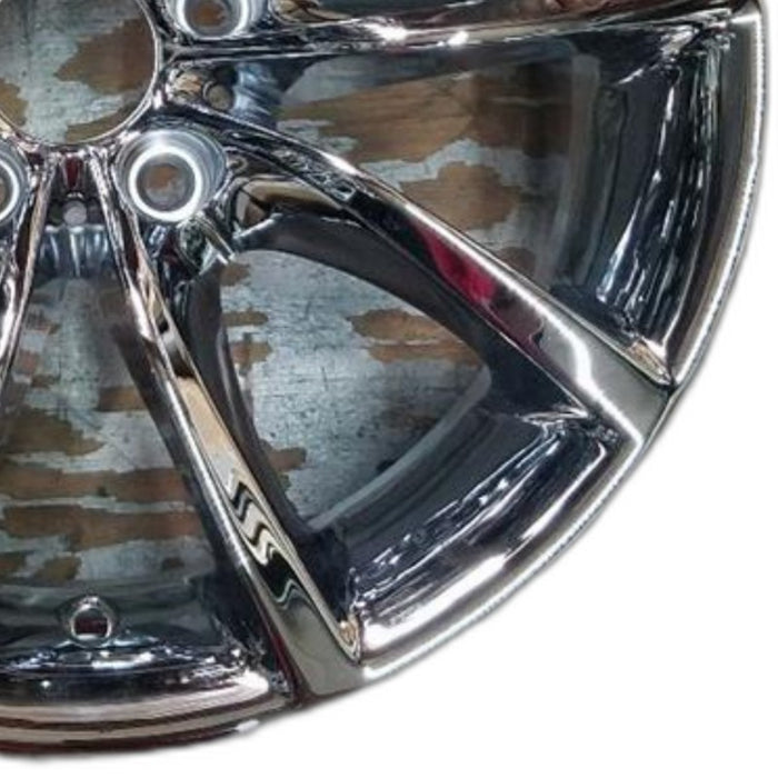 17" BMW 525i 06-07 17x8 alloy 10 spoke V spoke design Original OEM Wheel Rim