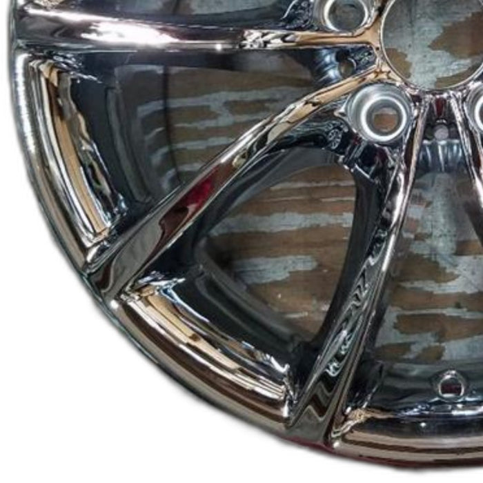 17" BMW 525i 06-07 17x8 alloy 10 spoke V spoke design Original OEM Wheel Rim