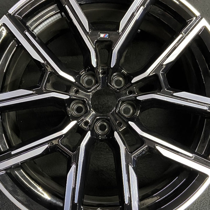 19" BMW 430i 22-24 19x8.5 5 spoke Y spoke Original OEM Wheel Rim - Angle View