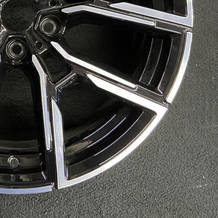 19" BMW 430i 22-24 19x8.5 5 spoke Y spoke Original OEM Wheel Rim - Back View