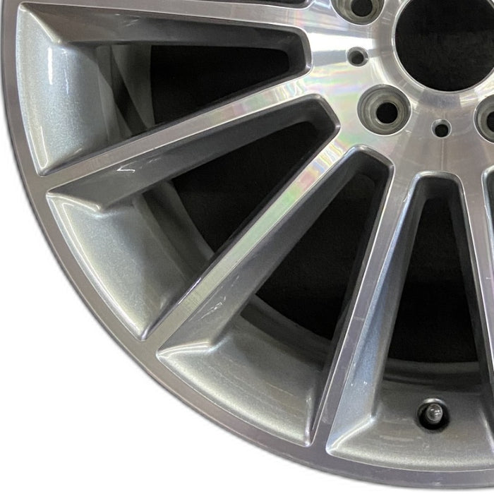 20" MERCEDES G-CLASS 19-20 463 Type G550 20x8.5 machined face with gray accent - Back View