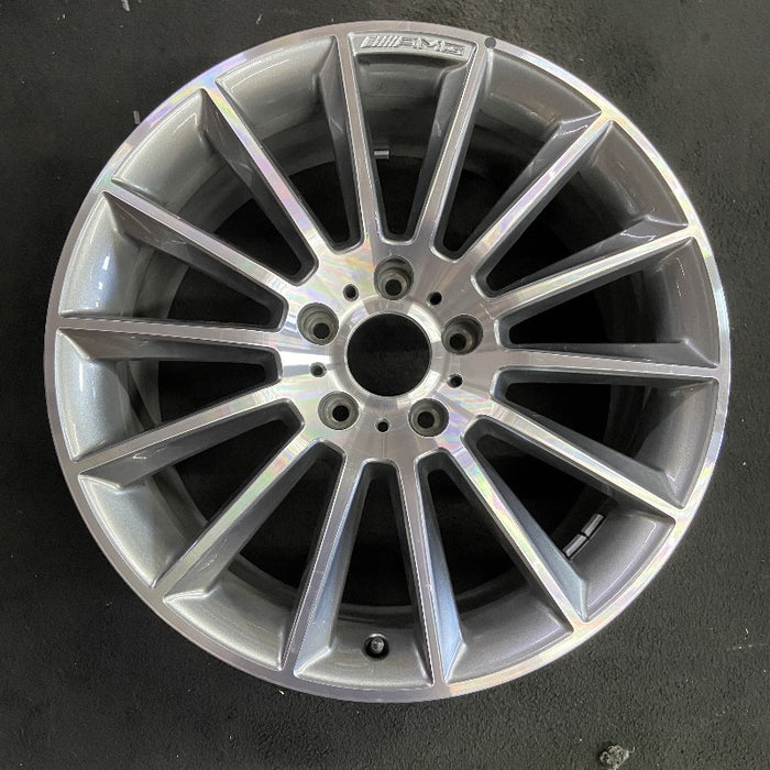 20" MERCEDES G-CLASS 19-20 463 Type G550 20x8.5 machined face with gray accent - Front View