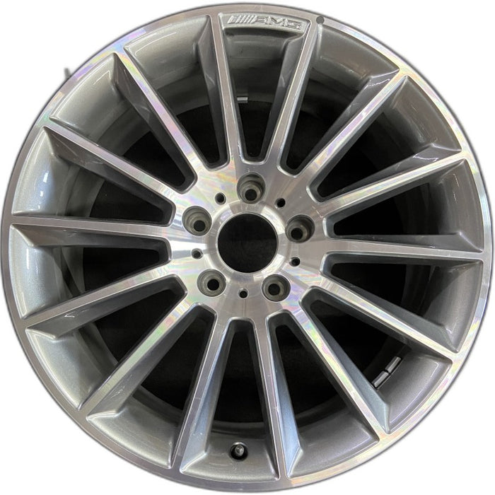 20" MERCEDES G-CLASS 19-20 463 Type G550 20x8.5 machined face with gray accent - Front View