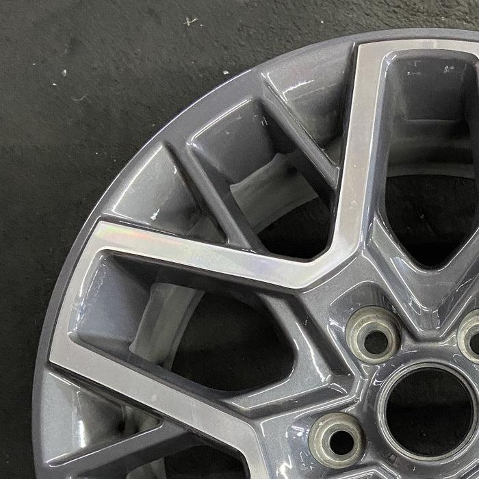 18" WRANGLER 24 18x7.5 20 spoke opt WPA Original OEM Wheel Rim - Side Profile