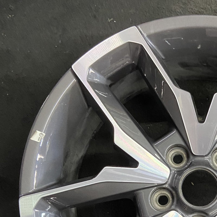 20" WRANGLER 24 20x8 5 spoke open spoke opt WRA Original OEM Wheel Rim - Side Profile