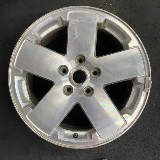 18" WRANGLER 07-08 18x7.5 5 spoke machined Original OEM Wheel Rim - Front View