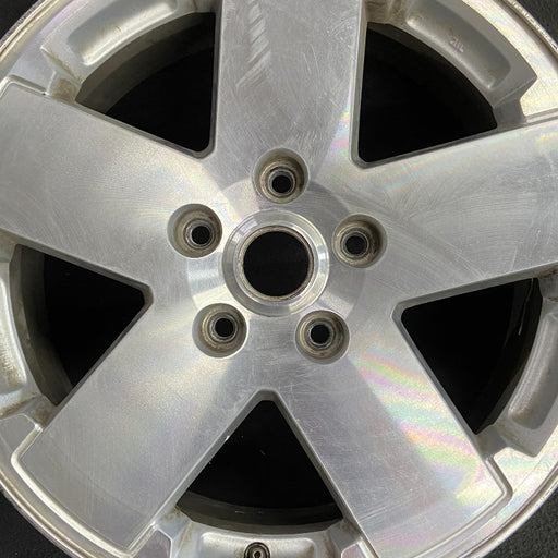 18" WRANGLER 07-08 18x7.5 5 spoke machined Original OEM Wheel Rim - Angle View