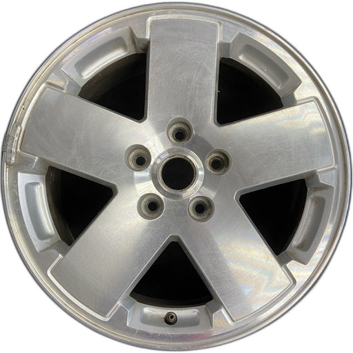 18" WRANGLER 07-08 18x7.5 5 spoke machined Original OEM Wheel Rim - Front View