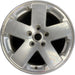 18" WRANGLER 07-08 18x7.5 5 spoke machined Original OEM Wheel Rim - Front View