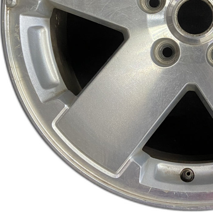 18" WRANGLER 07-08 18x7.5 5 spoke machined Original OEM Wheel Rim - Back View