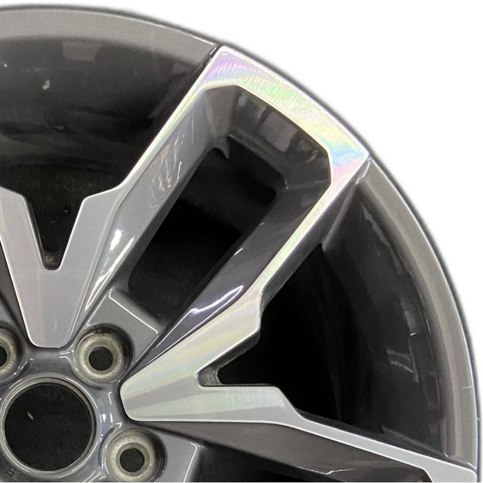 20" WRANGLER 24 20x8 5 spoke open spoke opt WRA Original OEM Wheel Rim - Side Profile