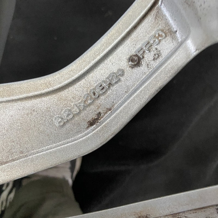 20" DISCOVERY SPORT 15 20x8.5 alloy 5 spoke angled V shaped silver Original OEM Wheel Rim