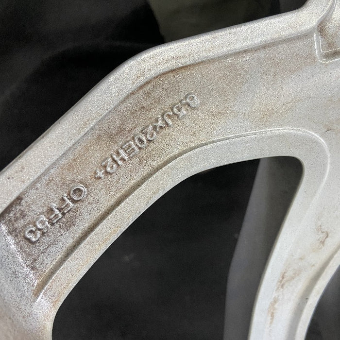 20" DISCOVERY SPORT 15 20x8.5 alloy 5 spoke angled V shaped silver Original OEM Wheel Rim