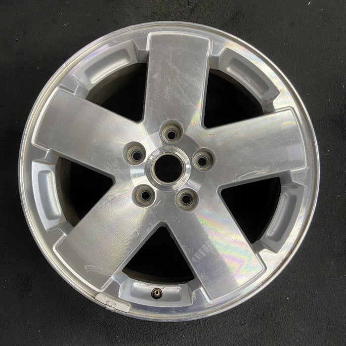 18" WRANGLER 07-08 18x7.5 5 spoke machined Original OEM Wheel Rim - Front View