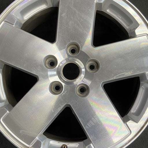 18" WRANGLER 07-08 18x7.5 5 spoke machined Original OEM Wheel Rim - Angle View