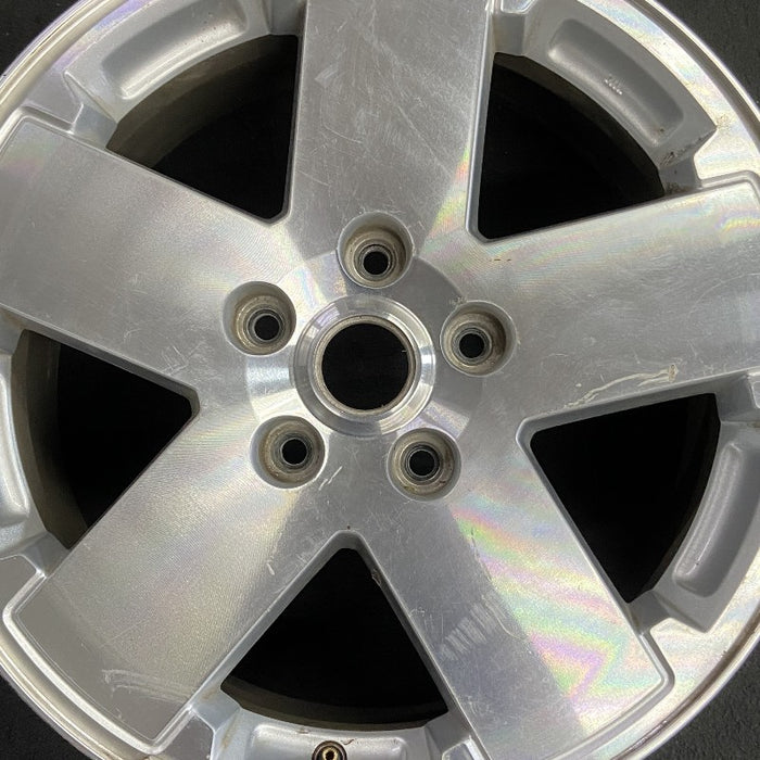 18" WRANGLER 07-08 18x7.5 5 spoke machined Original OEM Wheel Rim - Angle View