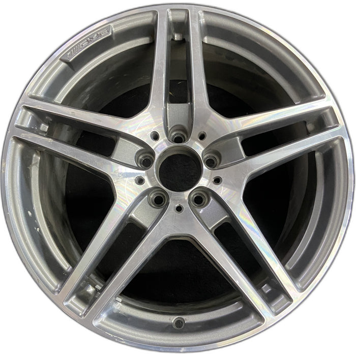 19" MERCEDES SLS 11-14 197 Type; 19x9.5, 10 spoke, 5 pairs Original OEM Wheel - Front View