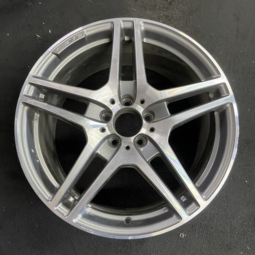 19" MERCEDES SLS 11-14 197 Type; 19x9.5, 10 spoke, 5 pairs Original OEM Wheel - Angle View