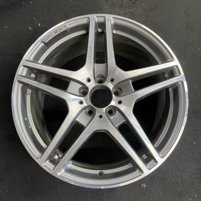 19" MERCEDES SLS 11-14 197 Type; 19x9.5, 10 spoke, 5 pairs Original OEM Wheel - Angle View