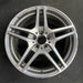 19" MERCEDES SLS 11-14 197 Type; 19x9.5, 10 spoke, 5 pairs Original OEM Wheel - Angle View