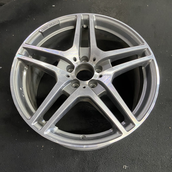19" MERCEDES SLS 11-14 197 Type; 19x9.5, 10 spoke, 5 pairs Original OEM Wheel - Side Profile