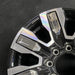 20" SIERRA 2500 PICKUP 24 20x8.5 8 spoke raised spoke machined with black - Side Profile