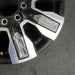 20" SIERRA 2500 PICKUP 24 20x8.5 8 spoke raised spoke machined with black - Back View