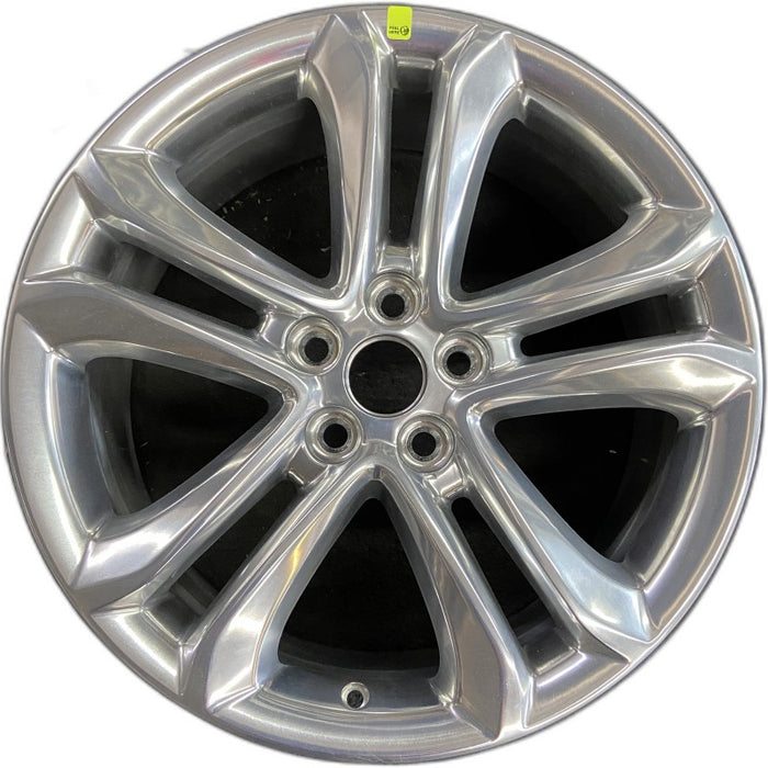 18" EDGE 15-18 18x8 aluminum TPMS 10 spoke 5 split spoke polished Original OEM Wheel Rim