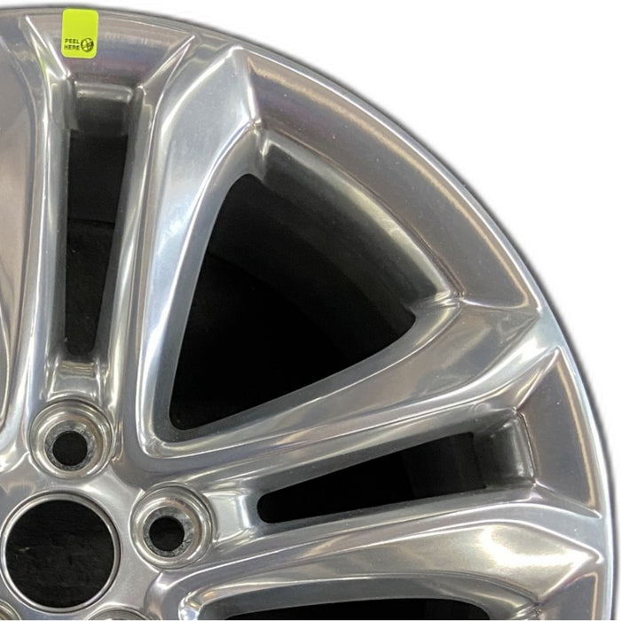 18" EDGE 15-18 18x8 aluminum TPMS 10 spoke 5 split spoke polished Original OEM Wheel Rim