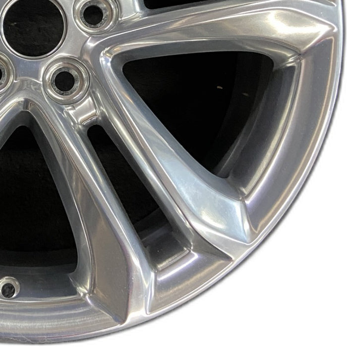 18" EDGE 15-18 18x8 aluminum TPMS 10 spoke 5 split spoke polished Original OEM Wheel Rim