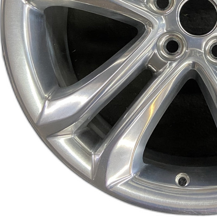 18" EDGE 15-18 18x8 aluminum TPMS 10 spoke 5 split spoke polished Original OEM Wheel Rim