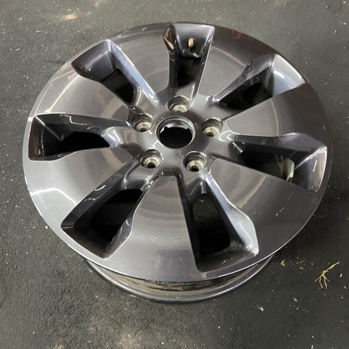 18" PACIFICA 19-20 aluminum 18x7.5 7 slot opt WAK black noise Original OEM Wheel Rim